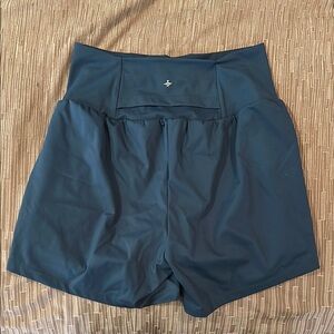 HALARA 2-in-1 Yoga Shorts 5''-Longer Length (Size L). Blue